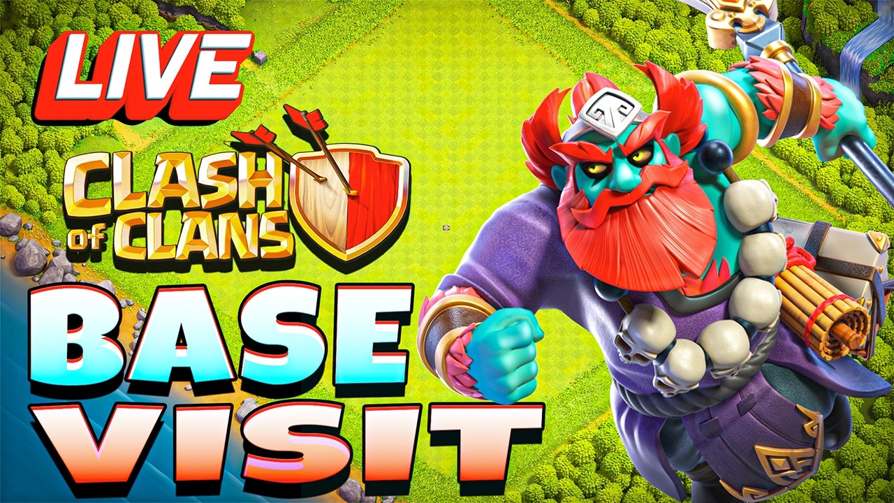 LIVE BASE VISIT | START NEW CLAN WAR | COC GAMEPLAY