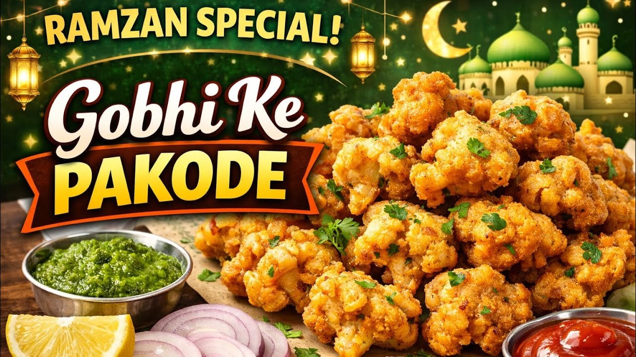Ramzan Special Gobhi Ke Pakode Recipe | Crispy Iftar Snack #Ramzan special #Gobhi ke pakode#youtube 