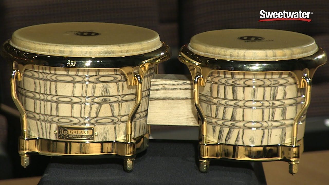 Demo bongos&oacute;w z serii Galaxy Giovanni z serii Latin Percussion firmy Sweetwater Sound