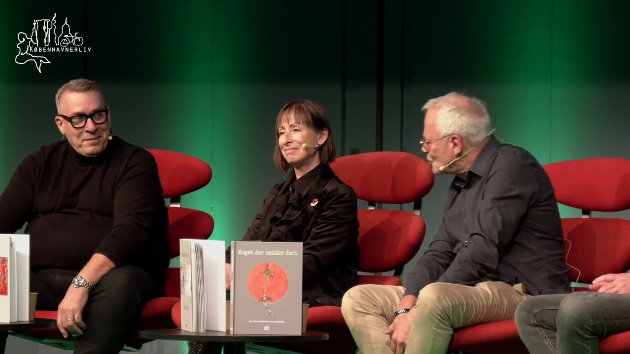 Thomas Eje, Jarl Friis-Mikkelsen og Katherine Scrivens Eje om kunst