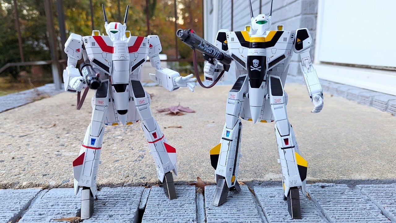 DX Chogokin?!? Обзор ThreeZero ROBO-DOU ROBOTECH Veritech VF‐1J RICK HUNTER + VF-1S ROY FOKKER!!!