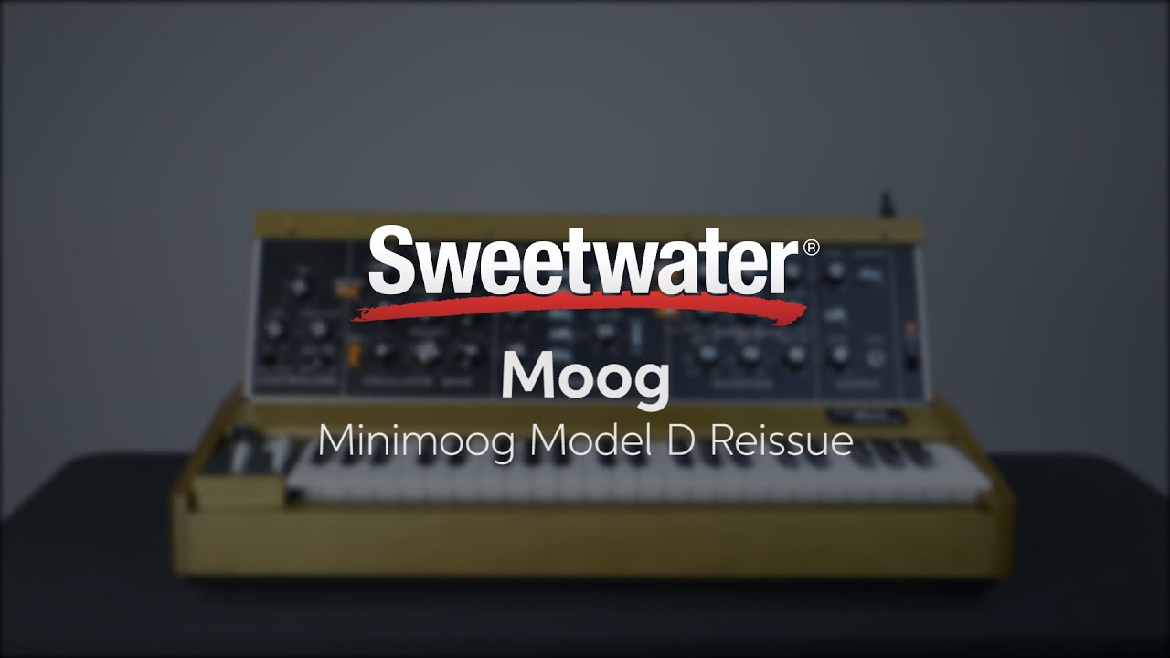 Moog Minimoog Model D Synthesizer Demo — Daniel Fisher