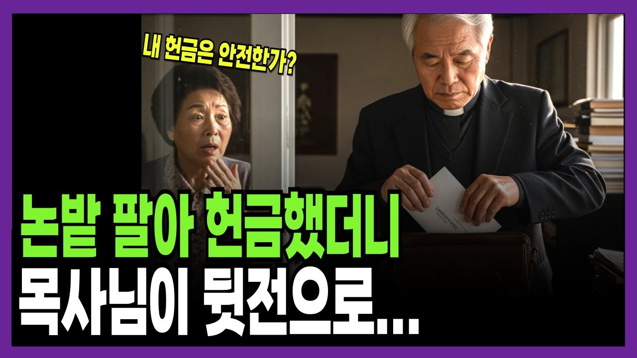 저희 헌금이 어디로 갔을까요? 목사님의 충격적인 장면 | 신앙간증