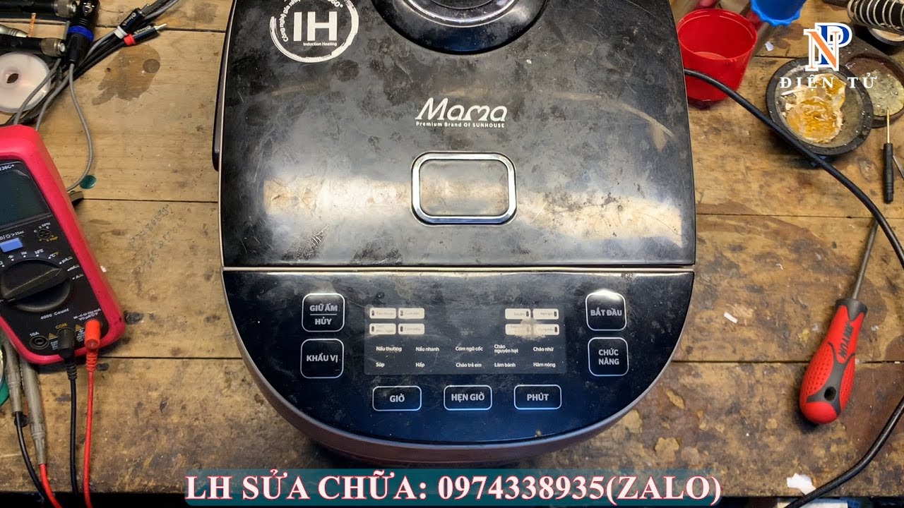 sửa nồi cơm IH Sunhouse lỗi E2