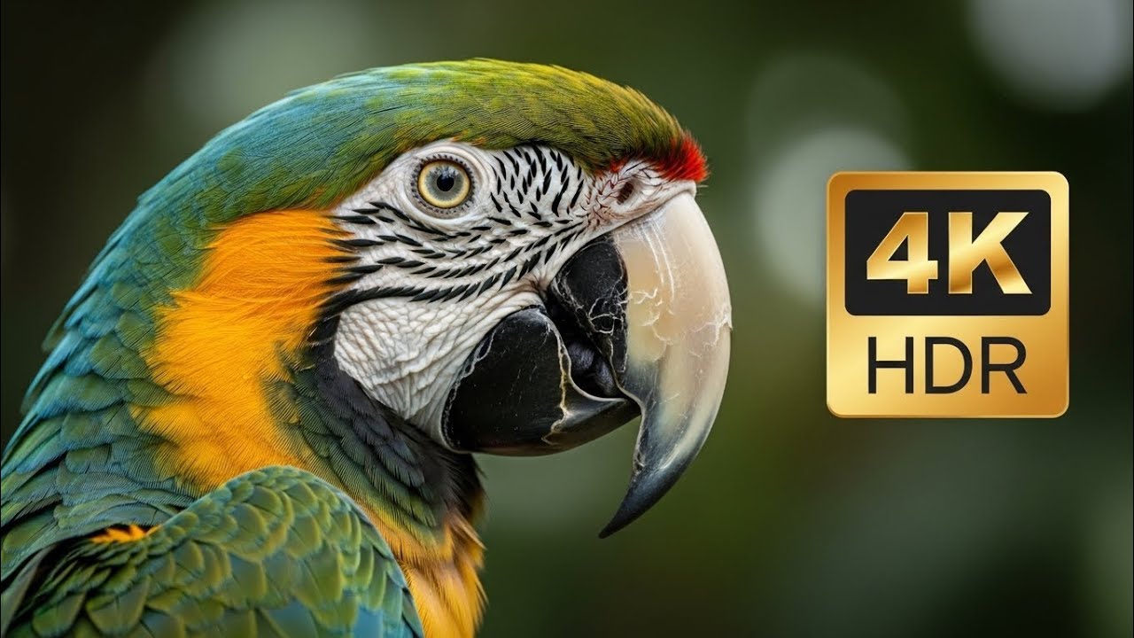 “4K Amazon Rainforest Birds – Stunning Wildlife Colors & Relaxing Nature Sounds”