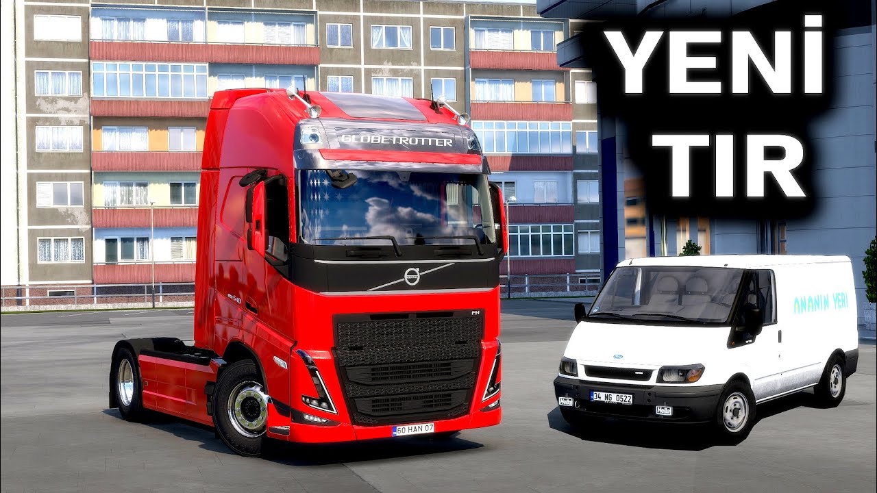 TRANSİTLE YENİ TIR ALMAYA GİTTİM ! YENİ VOLVO GELDİ ETS 2 MOD Logitech G29