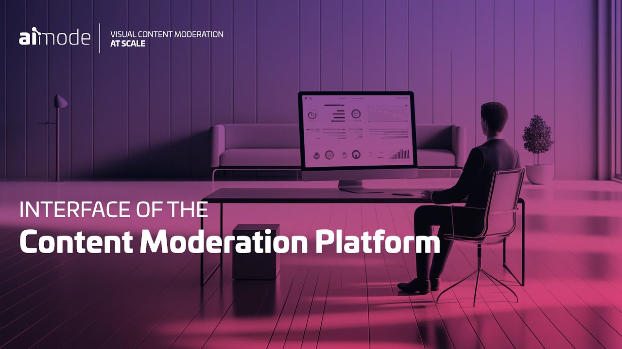 Imagga's Content Moderation Platform Interface