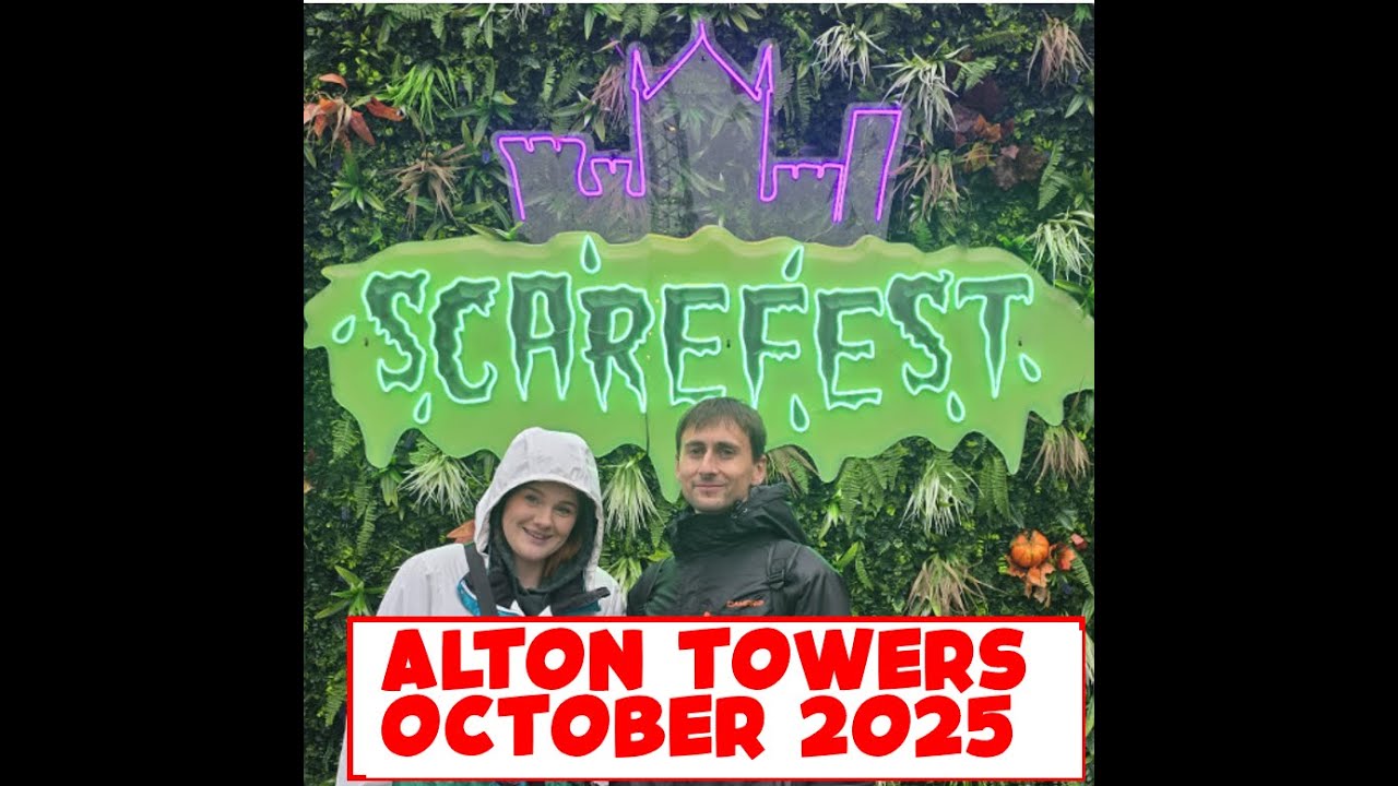 Alton Towers October 2025 Scarefest Vlog
