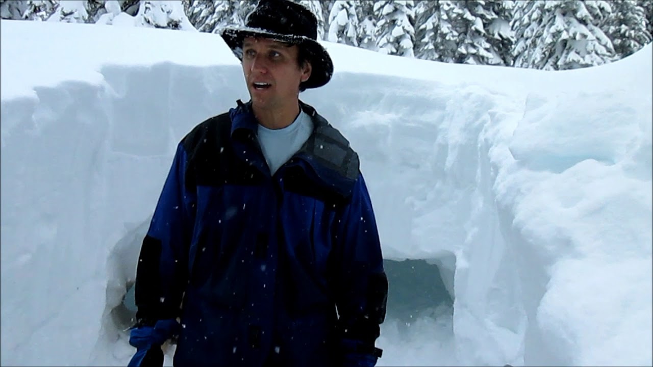 Creating a Snow Cave using the “T” Method- a faster solution