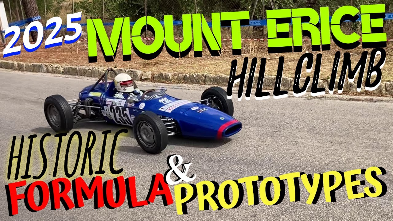 2025 Monte Erice Historic Hillclimb | Formula & Prototypes Engine Sound (Osella, Lucchini, Alfa)