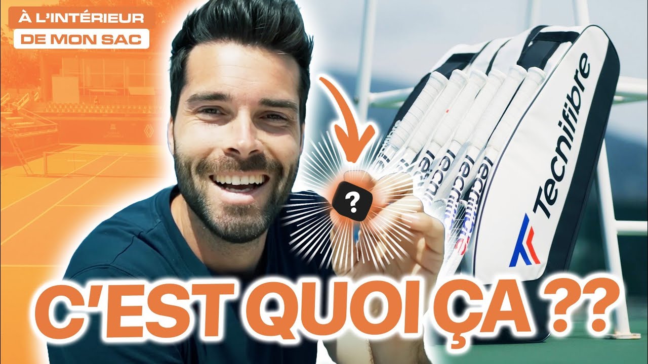 Je vous montre ce qu'il y a dans mon sac de tennis!