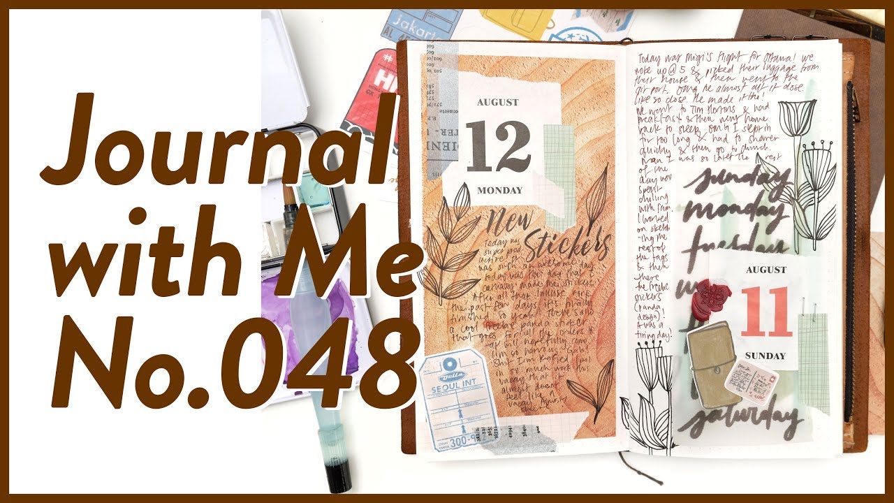 Journal with Me No. 48 | Midori Traveler's Notebook