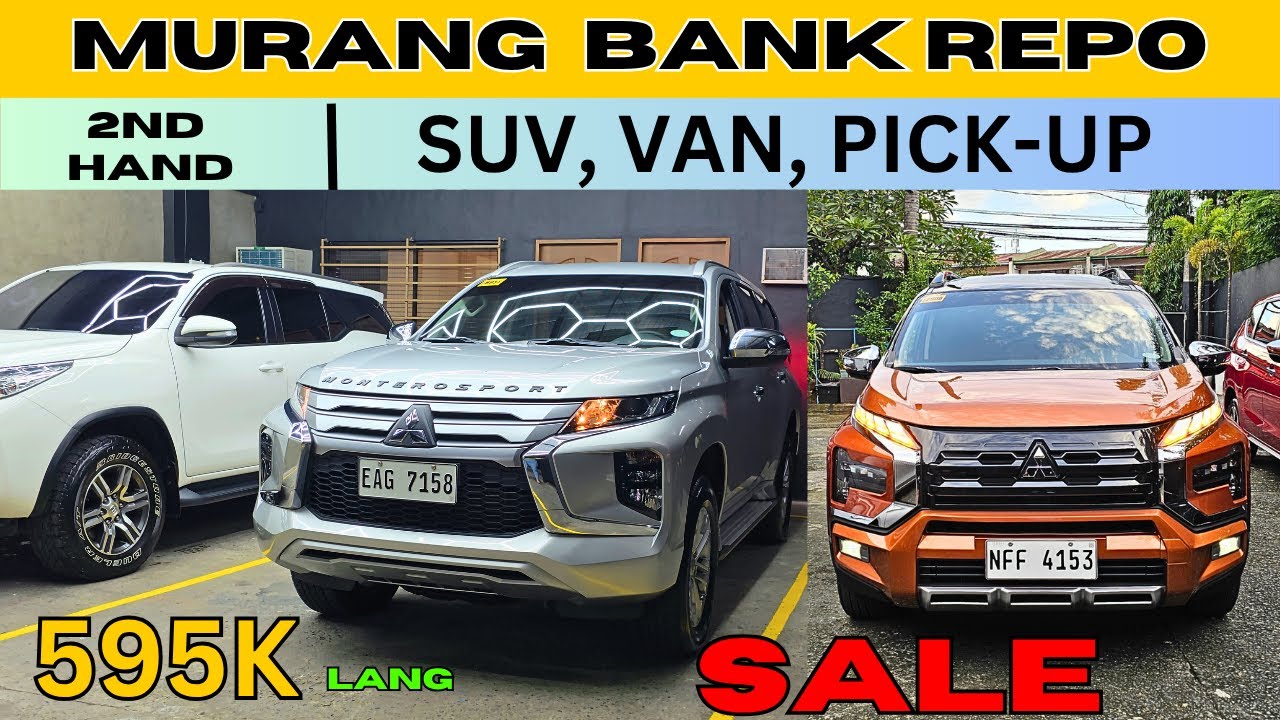 BILIHAN NG MGA PINAKAMURANG HATAK NG BANKO UPTO 50% OFF (PICK-UP, SUV, VAN) |CHEAPEST REPO CARS 2025