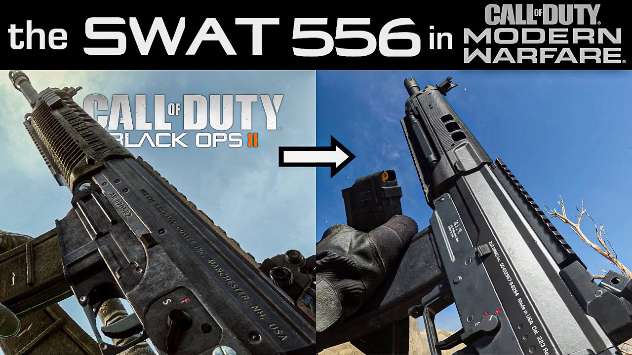 Modern Warfare - How to Create the SWAT 556 from Black Ops 2