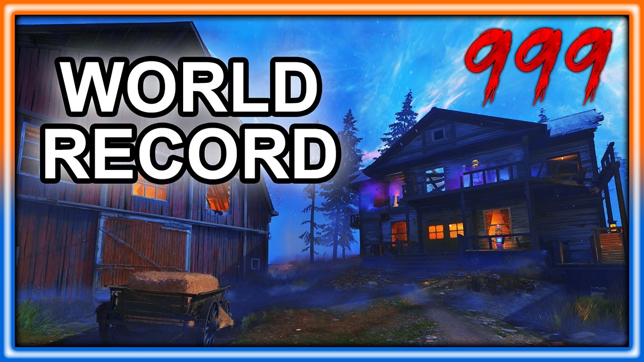 🔴 World Record Farm Survival 4P High Round | BO7 Zombies