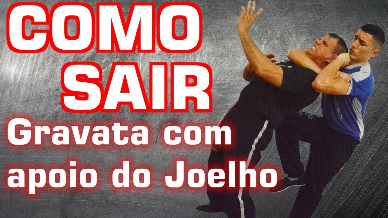 COMO SAIR DE UMA GRAVATA NO PESCOÇO COM O JOELHO NAS COSTAS, Artes Marciais Técnicas de Kung Fu