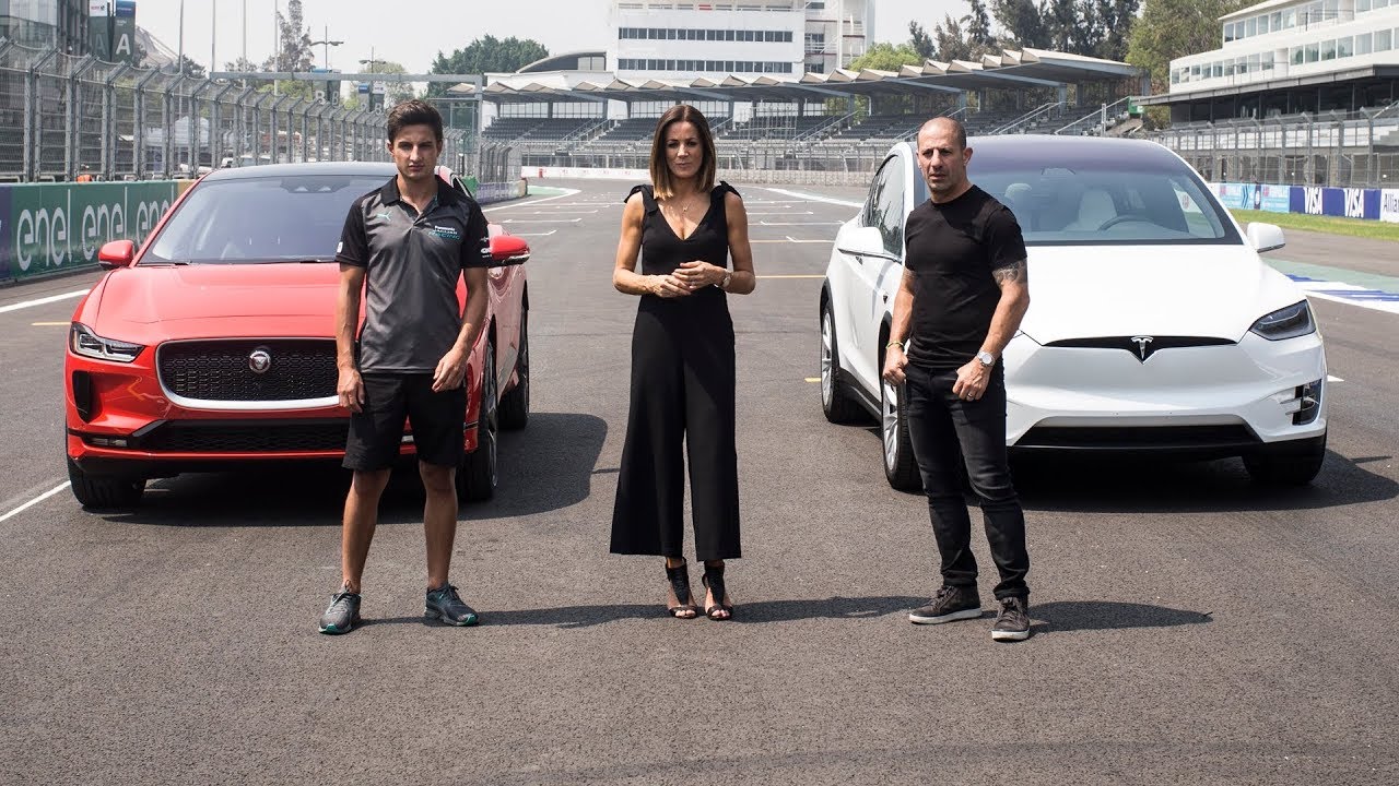 2019 Jaguar i-Pace Vs Tesla Model X - Challenge Test
