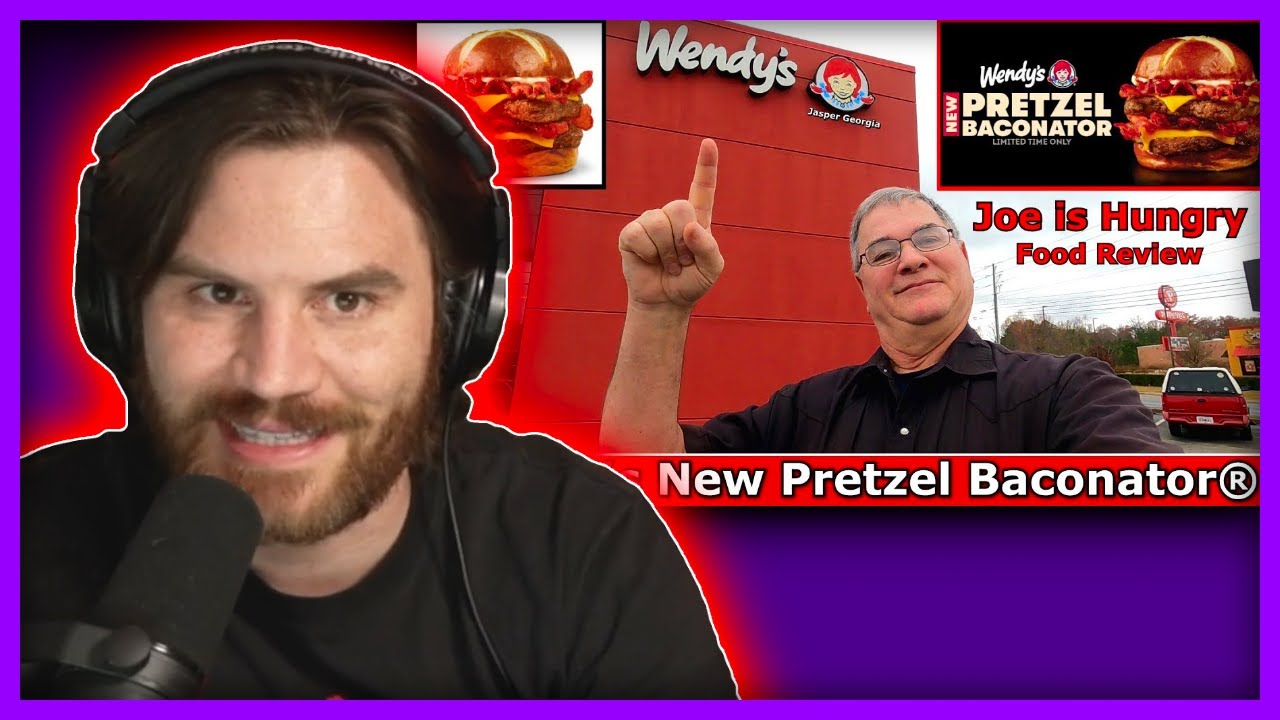 Joe Is Hungry: Wendy's New Pretzel Baconator - Will Neff Reacts