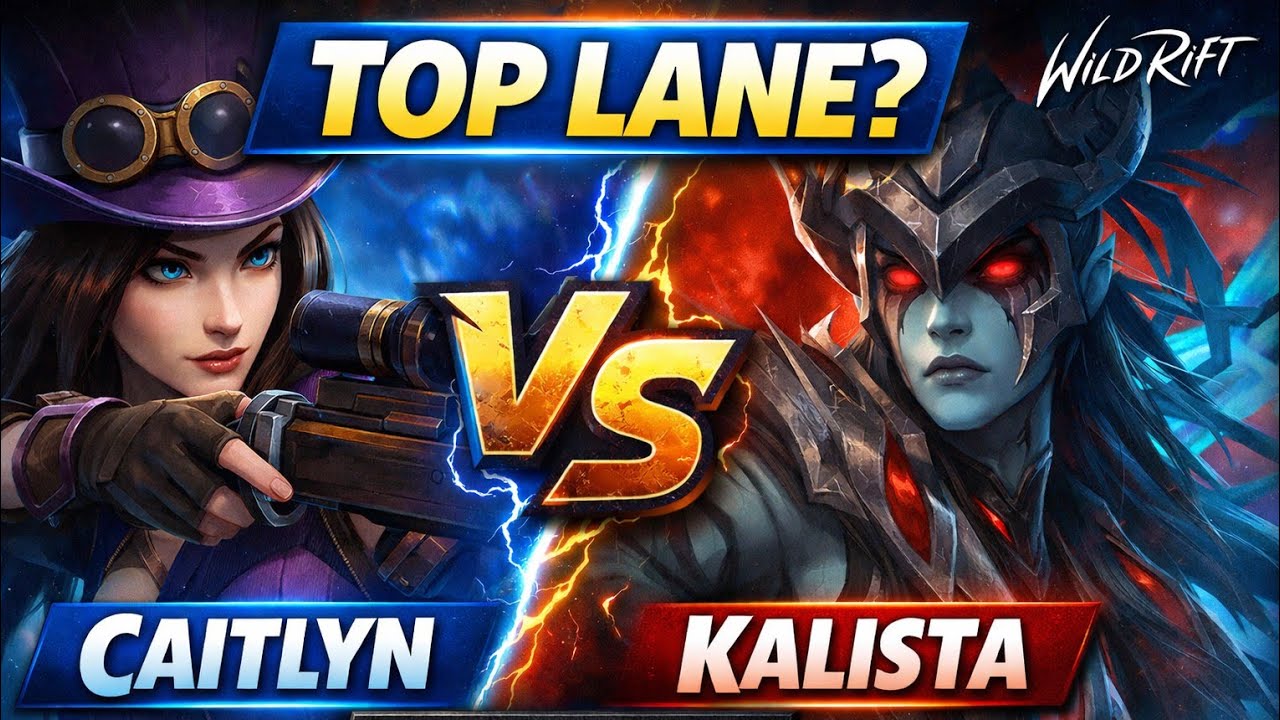 CAITLYN TOP LANE? vs KALISTA – RANKED GAMEPLAY (11/5/5) | Wild Rift