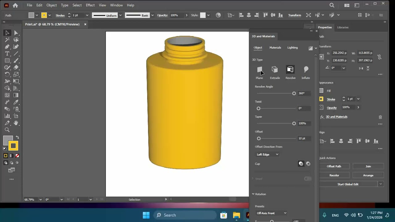 10th class in illustrator