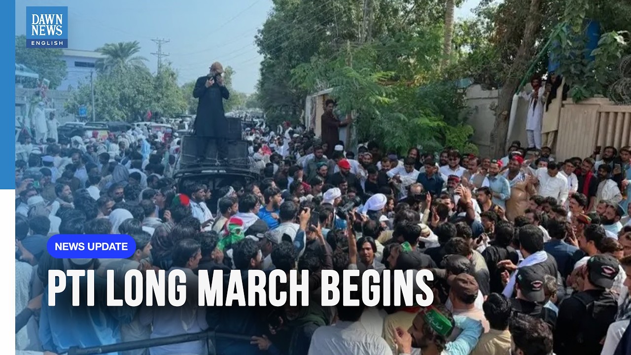 PTI Long March Begins as Talks With Pakistan Government Fail | Dawn News English