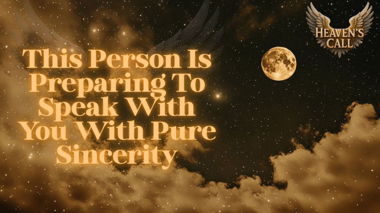 This Person Is Preparing To Speak With You With Pure Sincerity