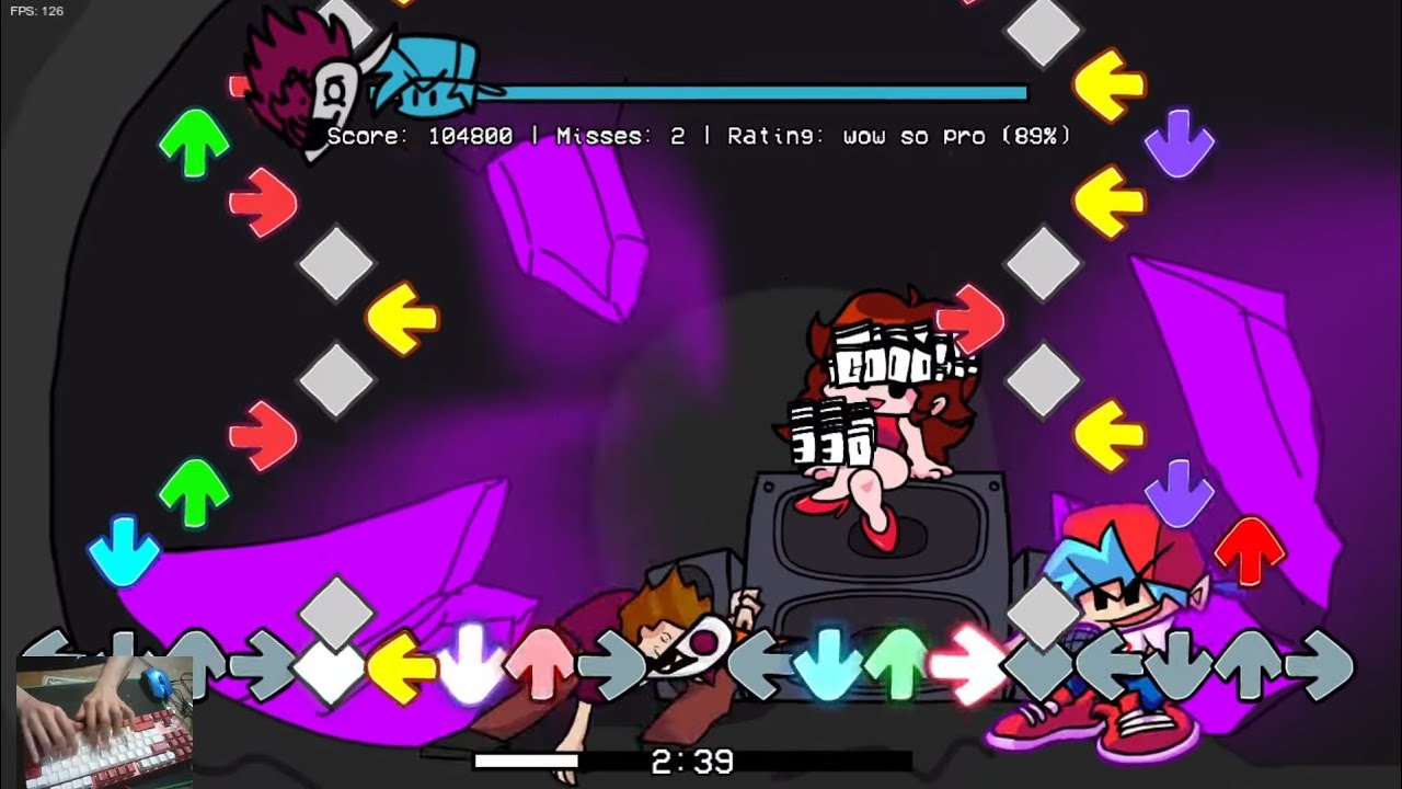 [FNF]SHAGGY MOD 3.0 FANMADE PURPLE POWER PLAY WITH 9 KEYS 6MISS CLEAR!!!