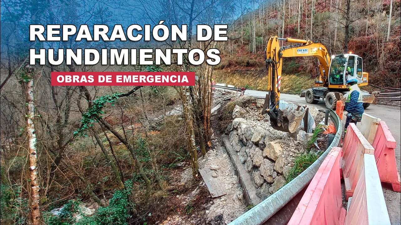Reparación de Hundimientos en la Carretera AS-343, Varios PP.KK.