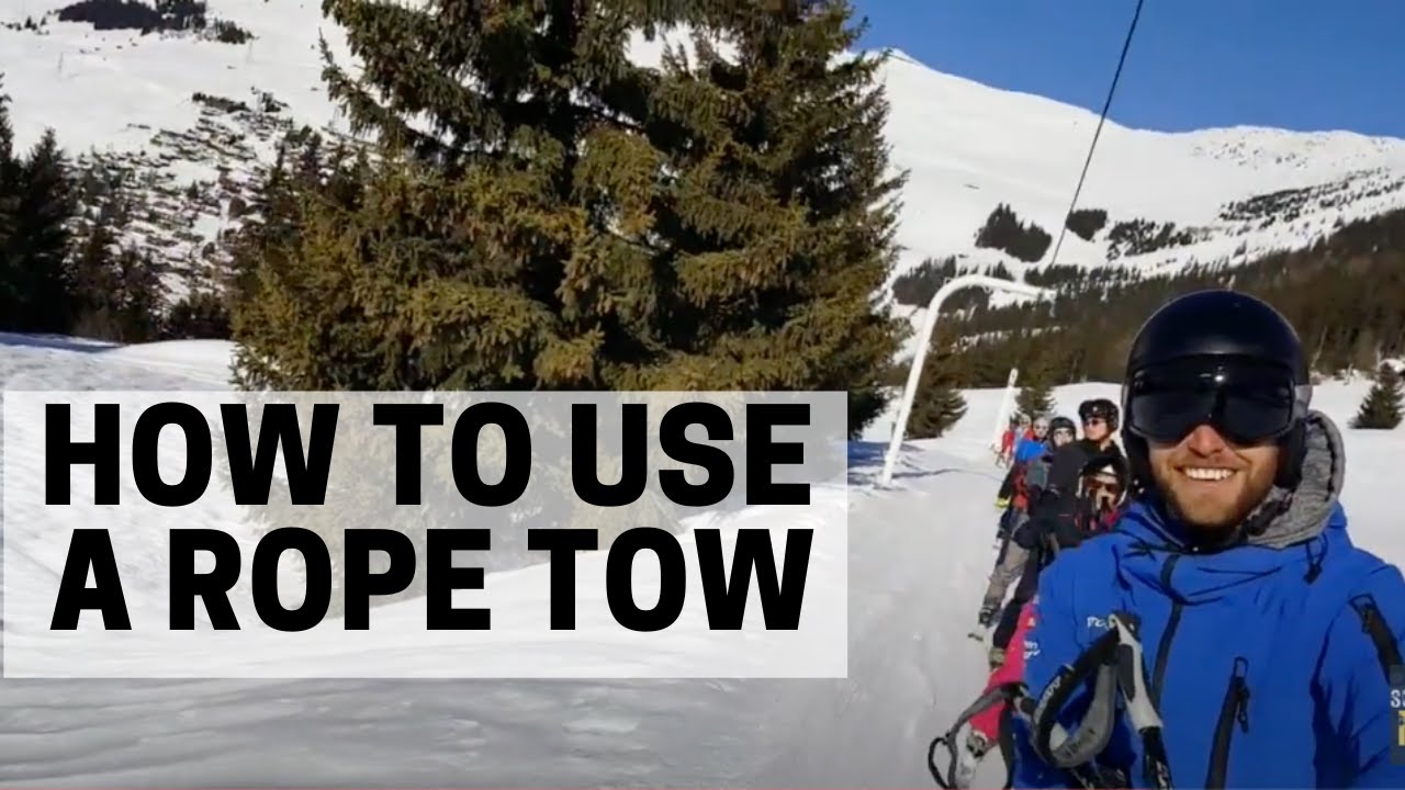 Learn To Ski With a Rope Tow Lift