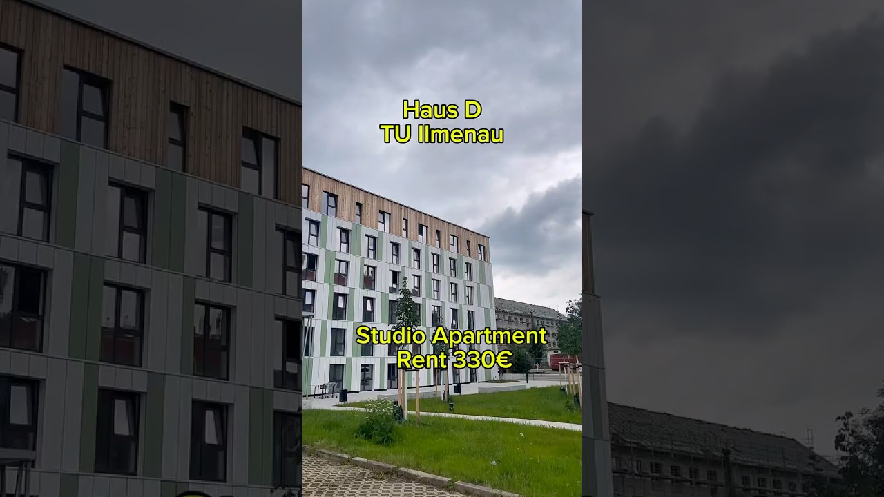 Student Dorm | TU Ilmenau | Haus D | Studio Apartment #tuilmenau #ilmenau #dorm #studenthouse #foru