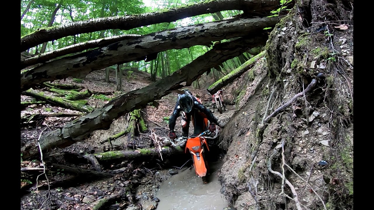 Hard enduro with friends  KTM exc 520 , 525, 450  (no music)