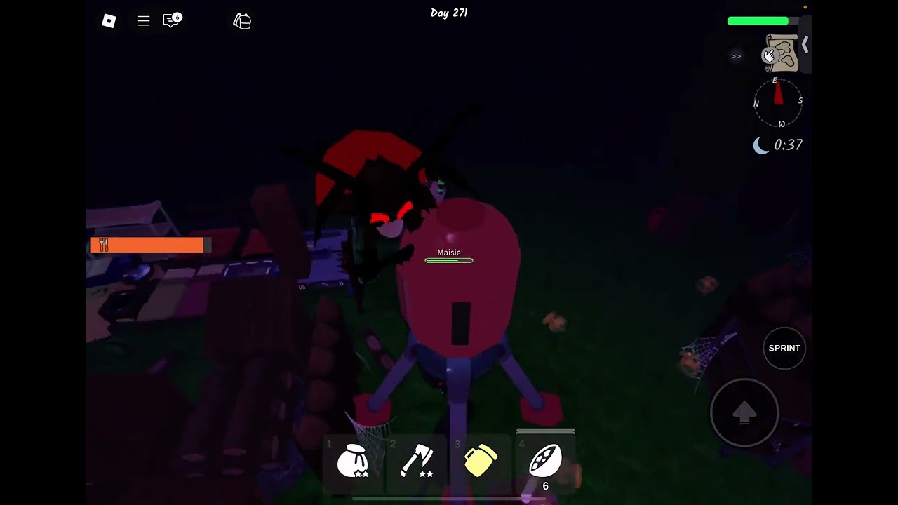 A night with the glitched hungry deer