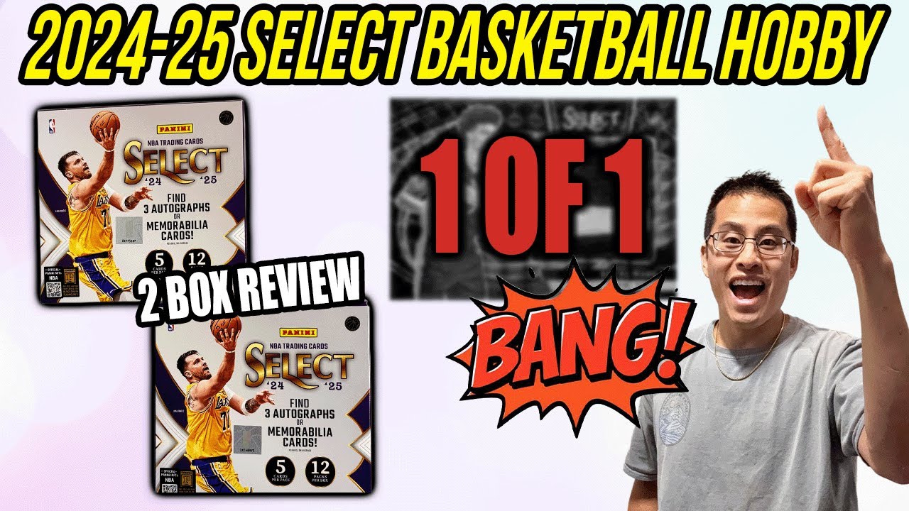 🔥HITTING MY FIRST 1 OF 1🔥 (BLACK FINITE) IN THESE LOADED BOXES!!! (2024-25 Panini Select Basketball)