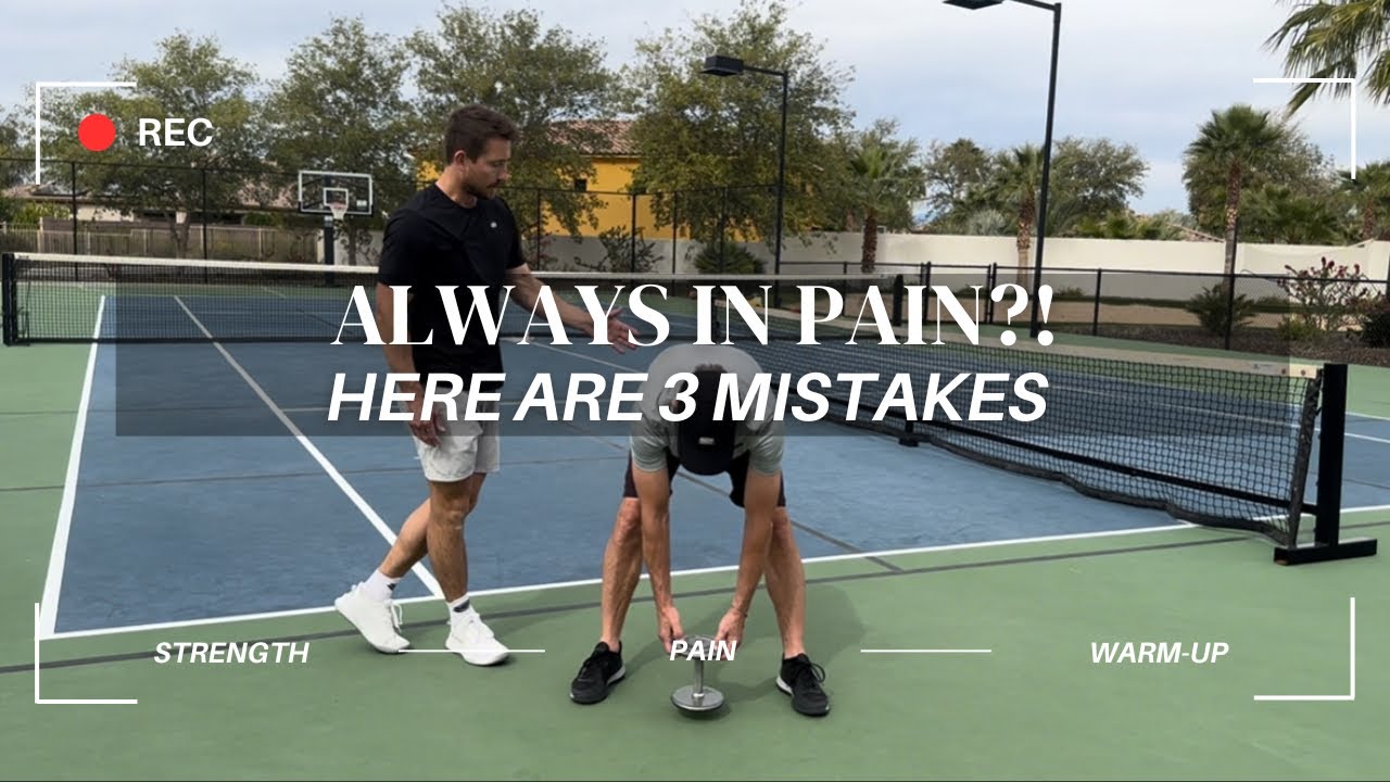 3 Reasons Pickleball Players Are Always in Pain