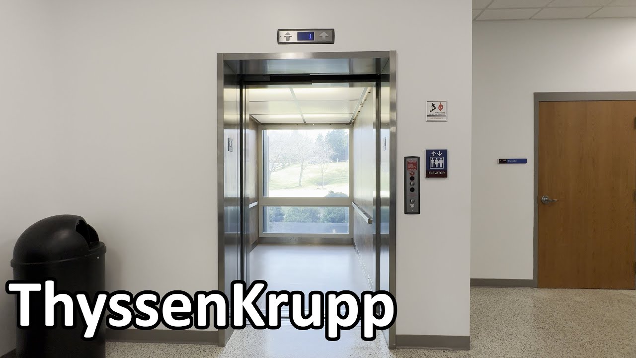 Гидравлический лифт ThyssenKrupp 2019 года в здании STEM — колледж Virginia Western Community Col...