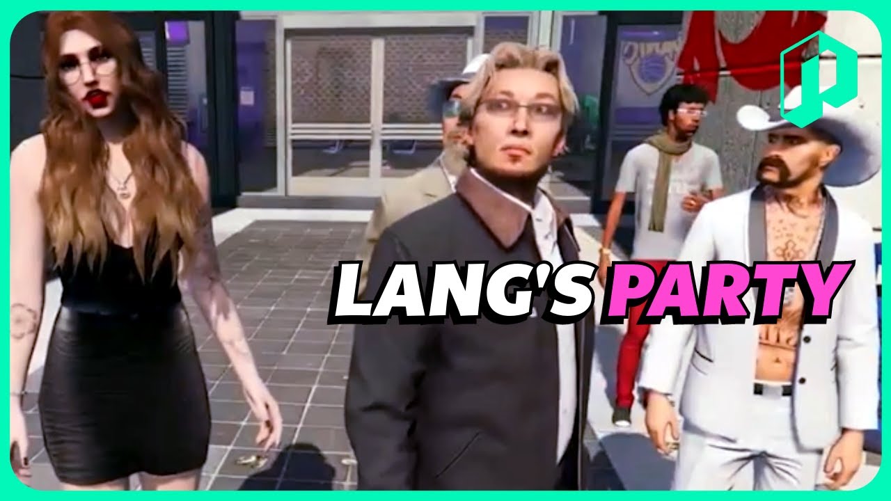 Lang Announces his Retirement at Nancy and Eve's Party