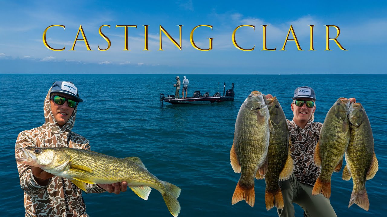 Lake St Clair Summer Fishing (Walleye, Perch, Bass, & Sturgeon) | CASTING CLAIR Ep. 2