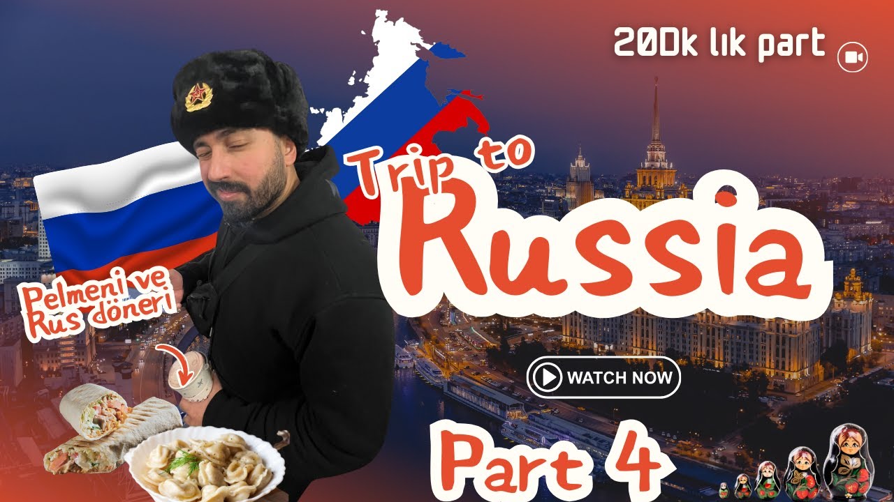 Rusya Moskova part 4 - Kurtarıcı isa katedrali - Pelmeni - Rus döneri
