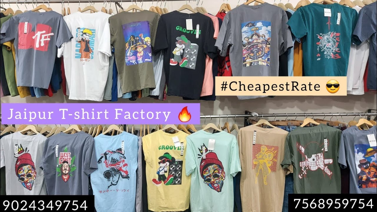 Shirts, T-shirts, Lower wholesale in Jaipur / wholesale market
