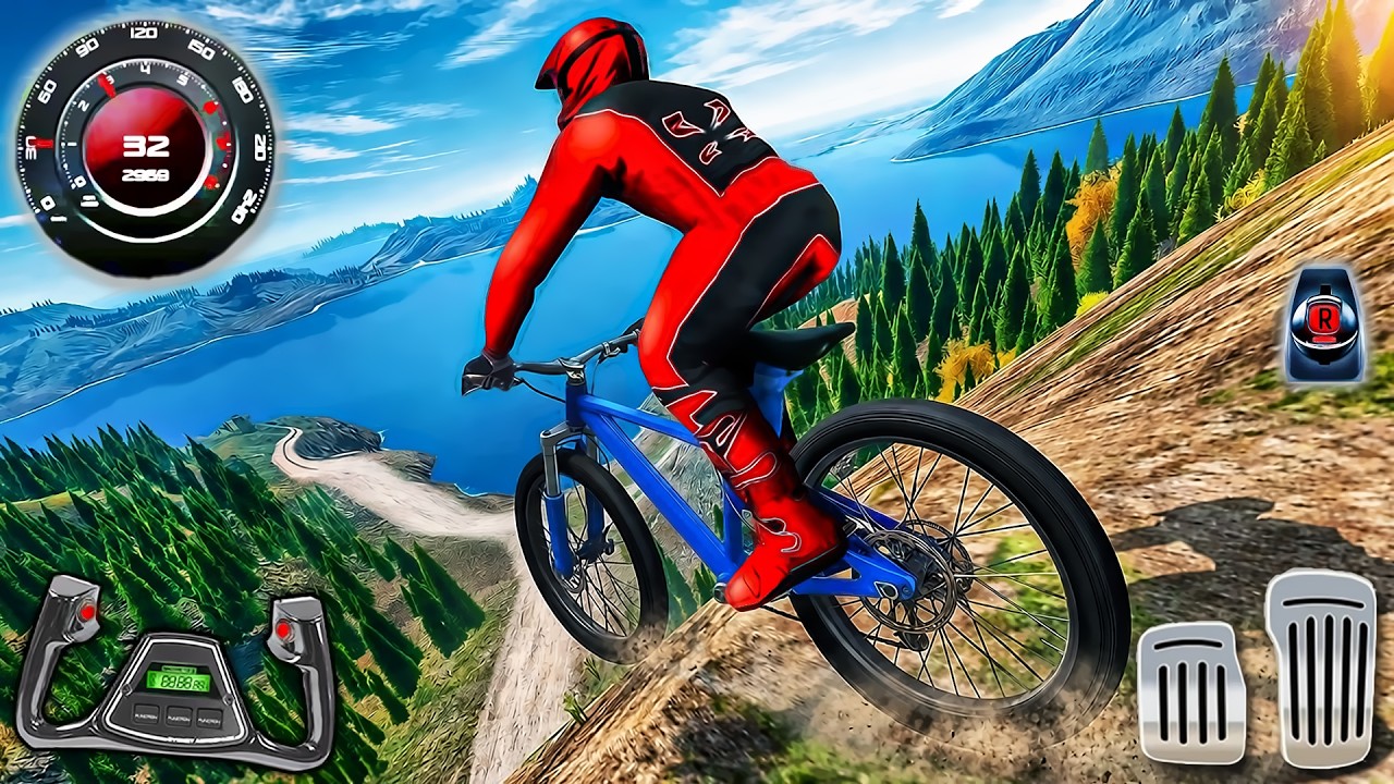 Ultimate Bicycle Simulator | Экстремальные заезды и трюки &mdash; Геймплей на Android