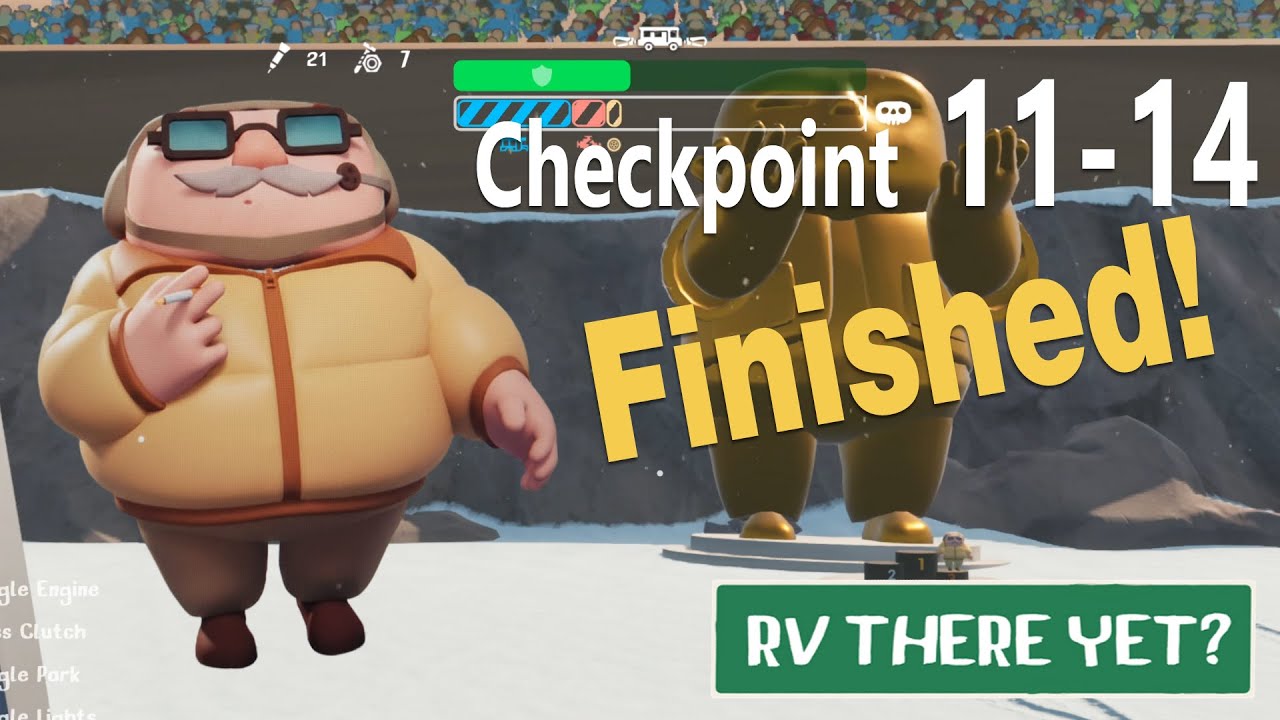 RV There Yet? SNOW MAP / FINISHED! ❄️ Checkpoint 11-14
