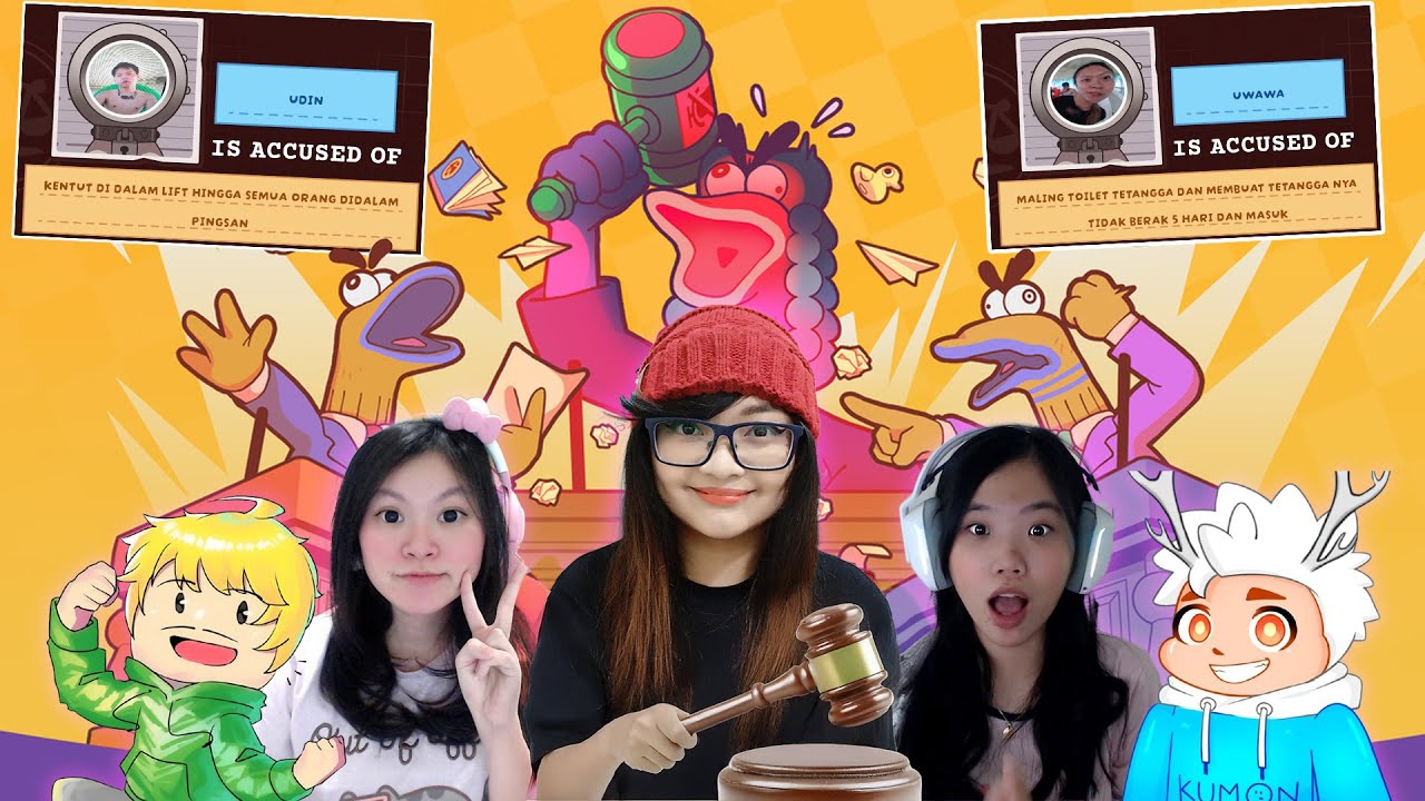 Kita berantem di pengadilan tapi kasusnya aneh-aneh semua! CAPEK KETAWA 😂| Guilty as Sock! Indonesia
