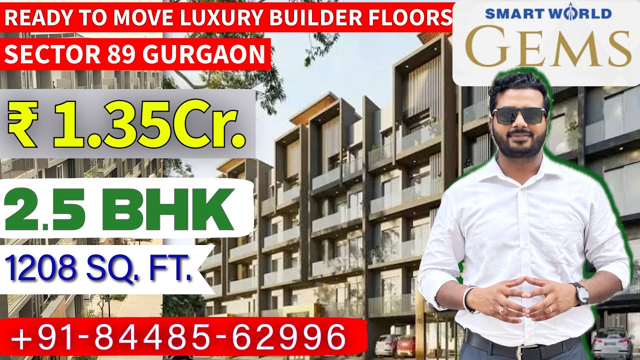 Gurgaon Hot Deal: Smartworld Gems Sector 89 | 2.5 BHK with Roof & Office Space Under 1.35 Cr #m3m