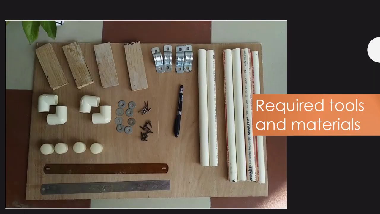 Bed laptop table homemade laptop stand frame with home materials under 200rs