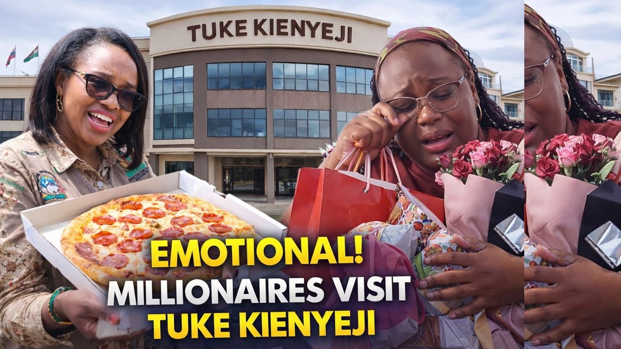 EMOTIONAL! Millionaires Visit Tuke Kienyeji – She Couldn’t Hold Her Tears 😭