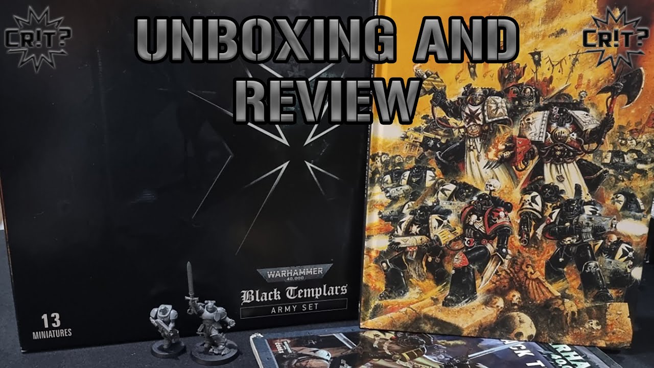 Black Templar Army Set Unboxing and Review