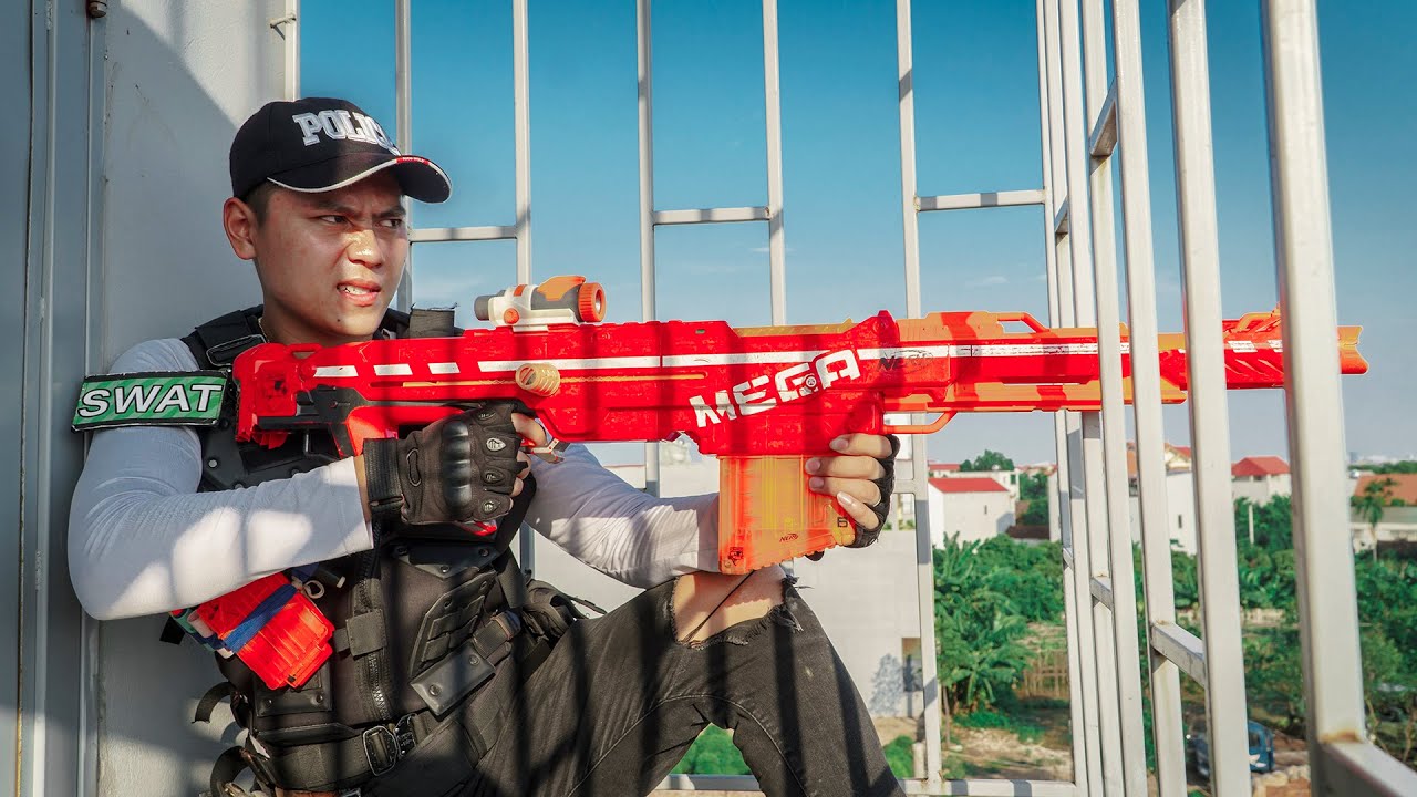 Игра LTT ​​Nerf War: Капитан Воины SEAL X Nerf Guns Fight Criminal Alliance Mr Zero