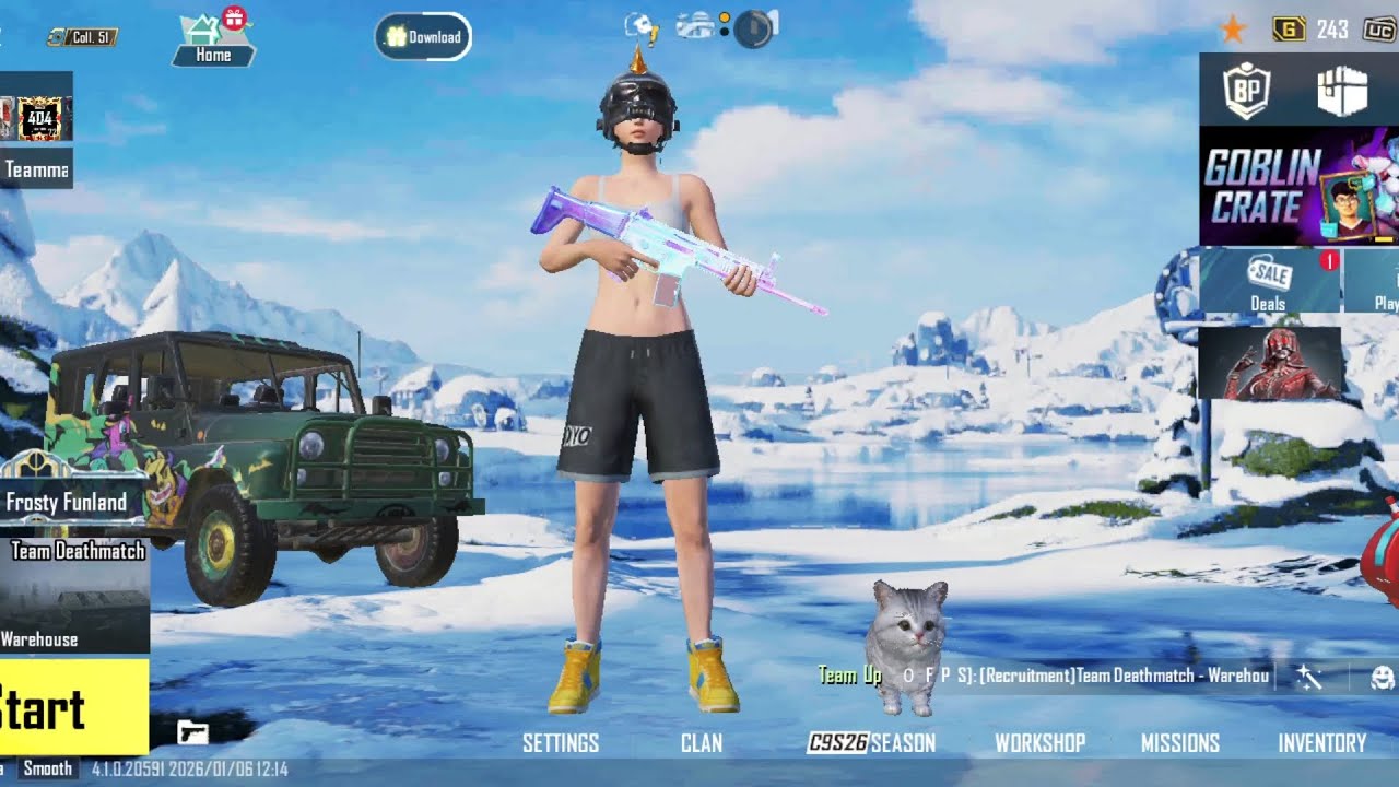 Crate Opening Winter Glow Suit