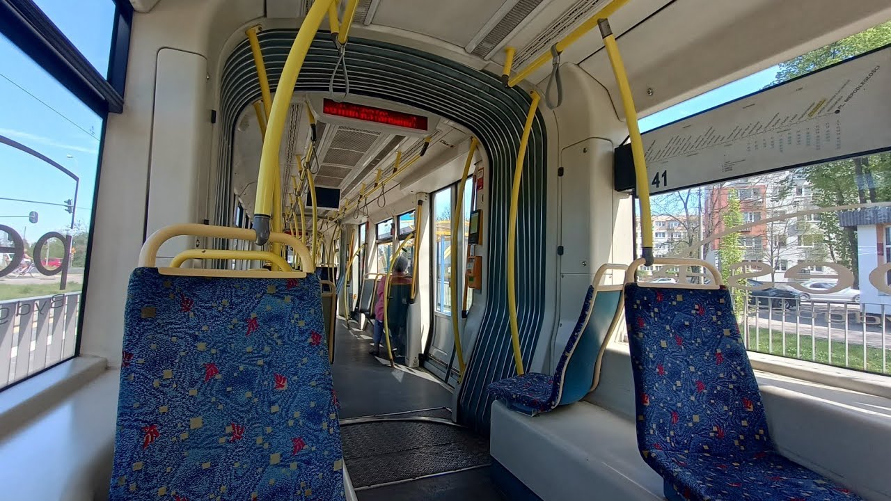 [MPK Ł&oacute;dź] Pesa 122N Tramicus #2854 - linia 41, kierunek Pabianice Wiejska
