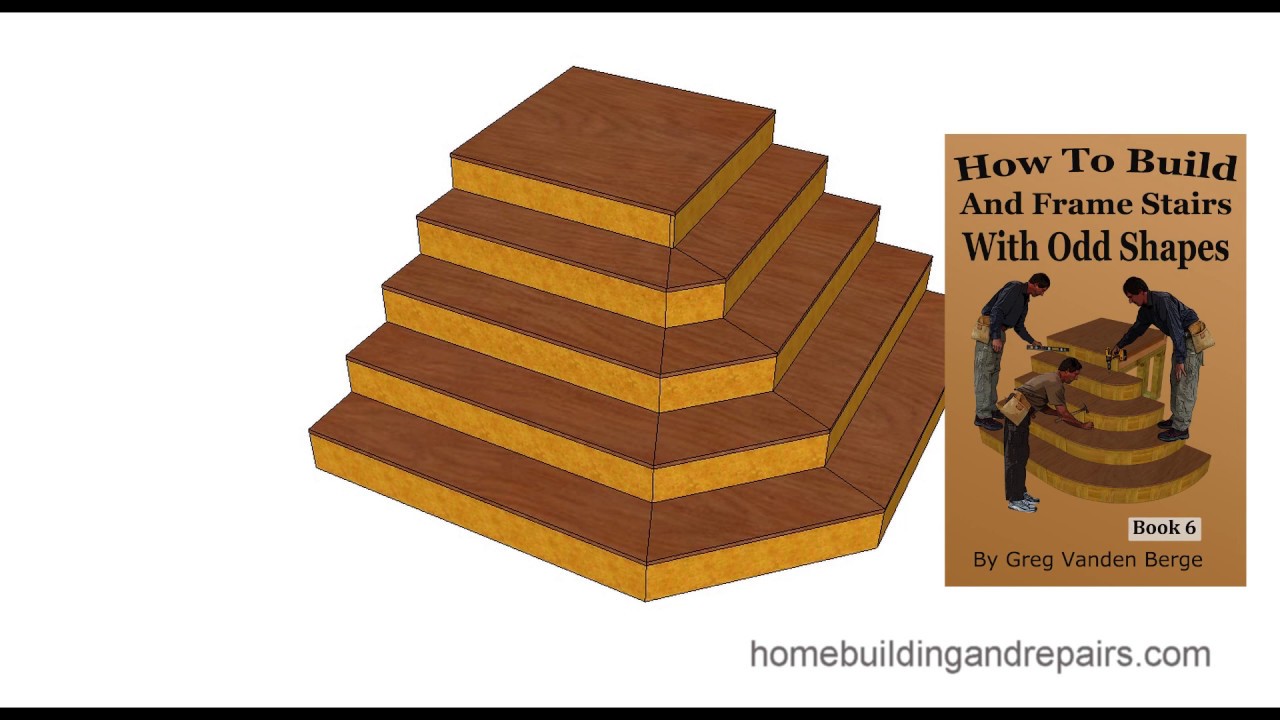 How to Build and Frame Stairs with Odd Shapes – Book Example 2